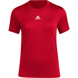 adidas Women's Short Sleeve Pregame BOS Tee Shirt (1 of 2)