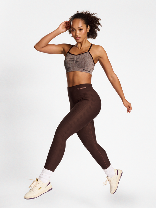 Hummel Women's Ci Seamless Scrunch Sports Bra Hummel