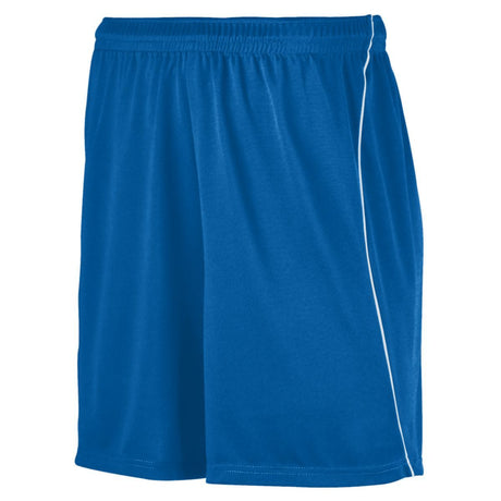 Youth Wicking With Piping Soccer Shorts Augusta