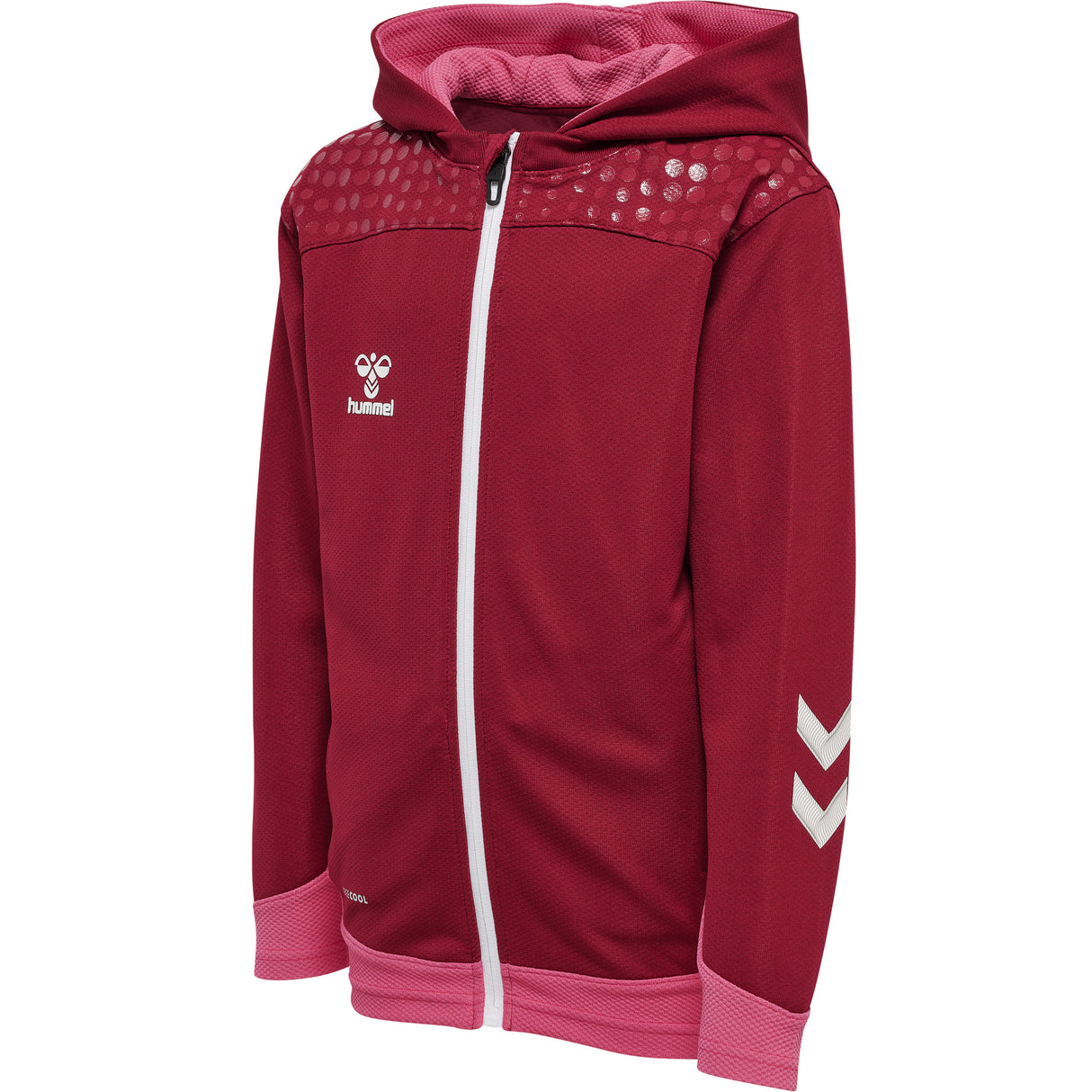 Hummel Youth Lead Zip Poly Hoodie Hummel
