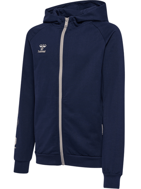 Hummel Youth Move Grid Cotton Zip Hoodie Hummel