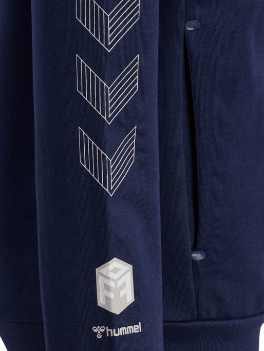 Hummel Youth Move Grid Cotton Zip Hoodie Hummel