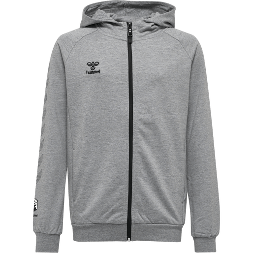 Hummel Youth Move Grid Cotton Zip Hoodie Hummel