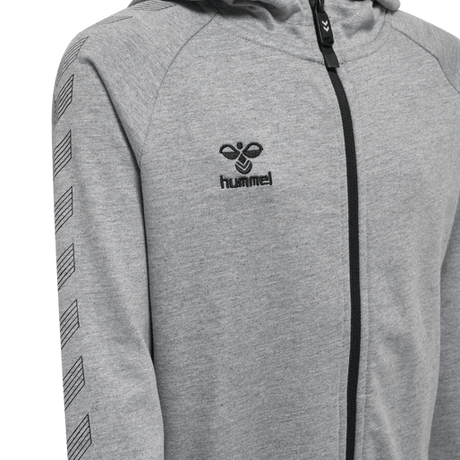 Hummel Youth Move Grid Cotton Zip Hoodie Hummel