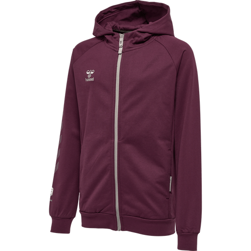 Hummel Youth Move Grid Cotton Zip Hoodie Hummel