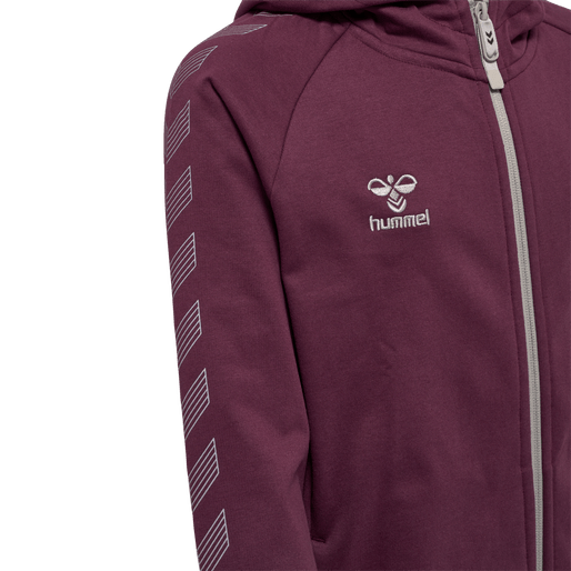 Hummel Youth Move Grid Cotton Zip Hoodie Hummel