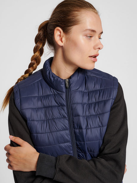 Hummel Women's Red Quilted Waistcoat Hummel