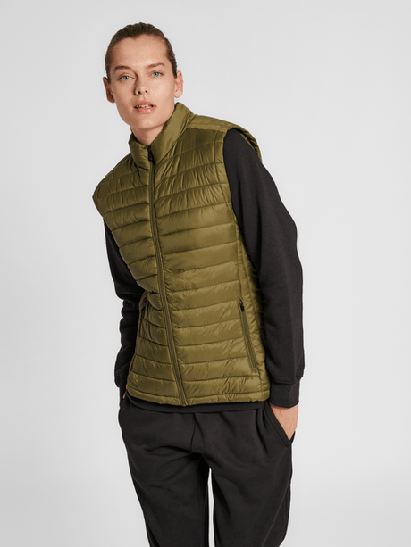 Hummel Women's Red Quilted Waistcoat Hummel