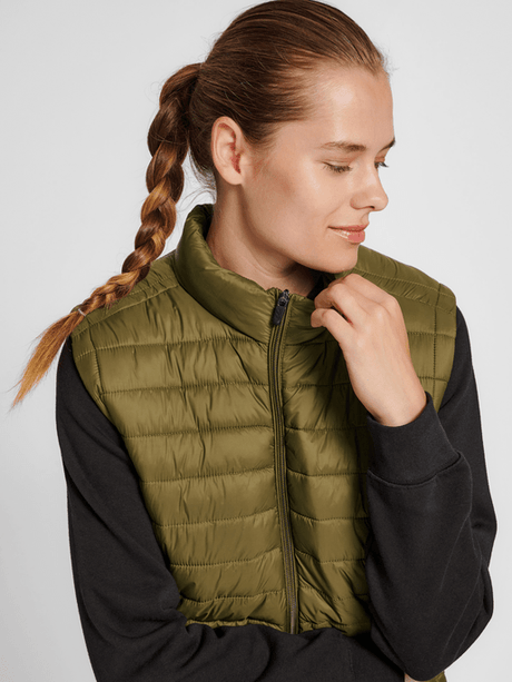 Hummel Women's Red Quilted Waistcoat Hummel