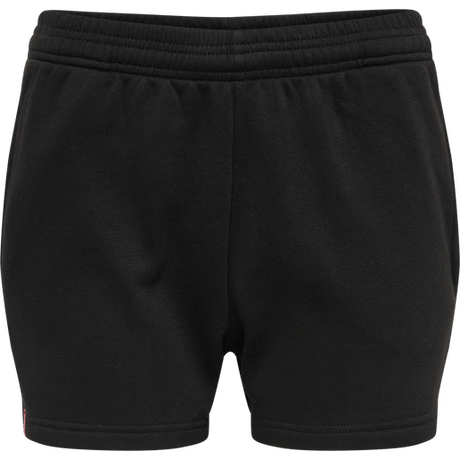 Hummel Women's Red Basic Sweat Shorts Hummel