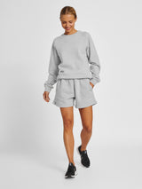 Hummel Women's Red Basic Sweat Shorts Hummel