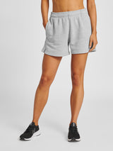 Hummel Women's Red Basic Sweat Shorts Hummel