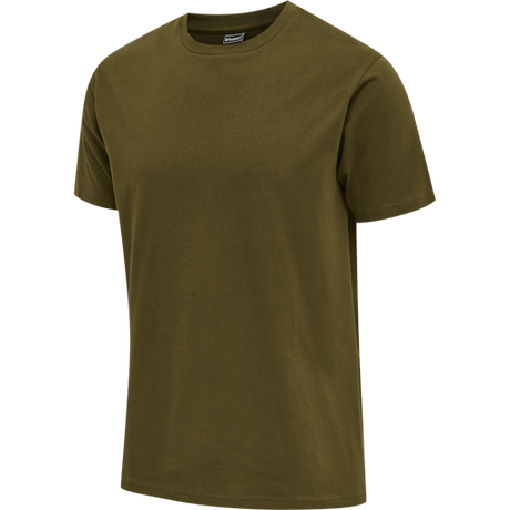 Hummel Men's Red Basic Short Sleeve T-Shirt Hummel