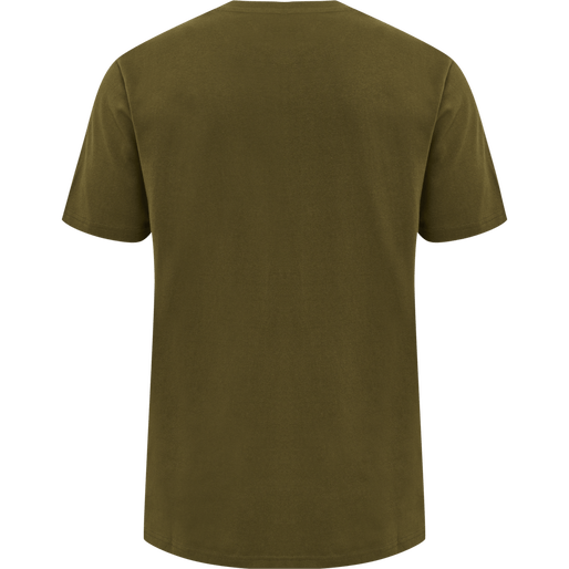 Hummel Men's Red Basic Short Sleeve T-Shirt Hummel