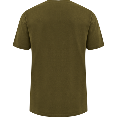 Hummel Men's Red Basic Short Sleeve T-Shirt Hummel