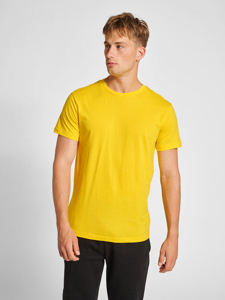 Hummel Men's Red Basic Short Sleeve T-Shirt Hummel