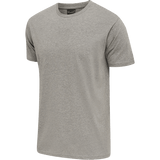 Hummel Men's Red Basic Short Sleeve T-Shirt Hummel
