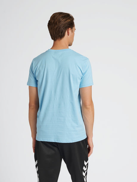 Hummel Men's Red Basic Short Sleeve T-Shirt Hummel