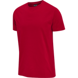 Hummel Men's Red Basic Short Sleeve T-Shirt Hummel