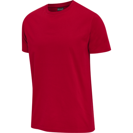 Hummel Men's Red Basic Short Sleeve T-Shirt Hummel