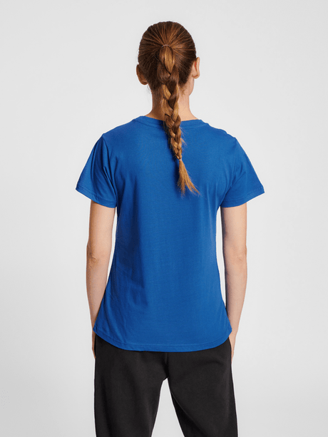 Hummel Women's Red Basic Short Sleeve T-Shirt Hummel