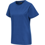 Hummel Women's Red Basic Short Sleeve T-Shirt Hummel