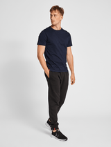 Hummel Men's Red Basic Short Sleeve T-Shirt Hummel