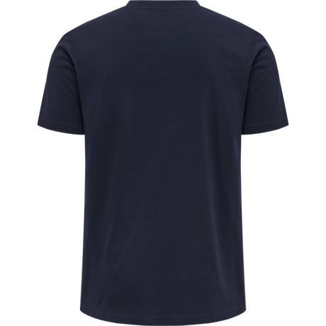 Hummel Men's Red Basic Short Sleeve T-Shirt Hummel