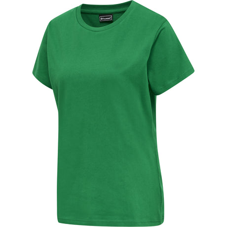 Hummel Women's Red Basic Short Sleeve T-Shirt Hummel