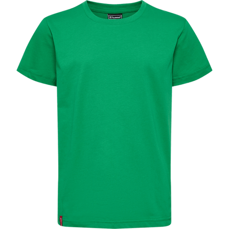 Hummel Youth Red Basic Short Sleeve T-Shirt Hummel