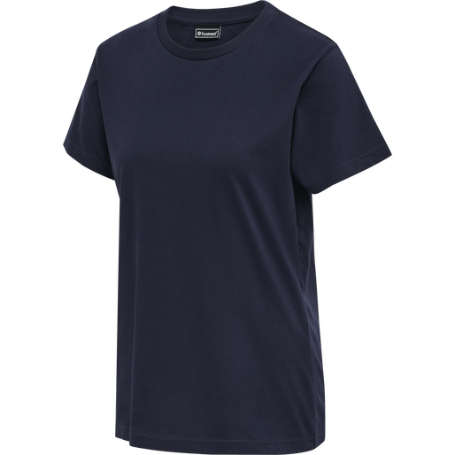 Hummel Women's Red Basic Short Sleeve T-Shirt Hummel