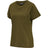 Hummel Women's Red Basic Short Sleeve T-Shirt Hummel