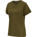 Hummel Women's Red Basic Short Sleeve T-Shirt Hummel