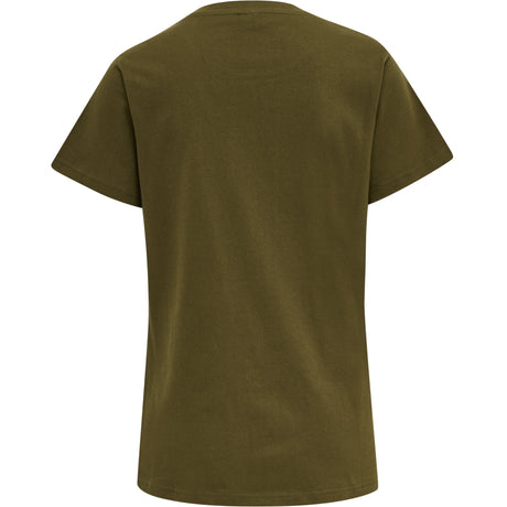 Hummel Women's Red Basic Short Sleeve T-Shirt Hummel