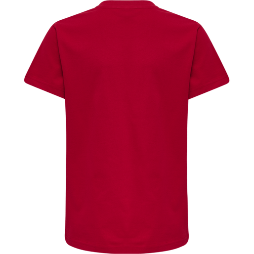 Hummel Youth Red Basic Short Sleeve T-Shirt Hummel