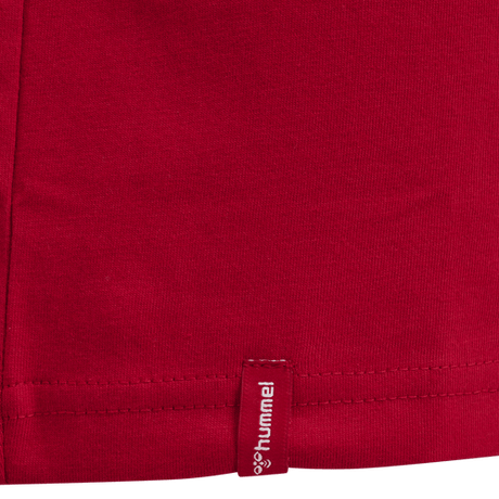 Hummel Youth Red Basic Short Sleeve T-Shirt Hummel