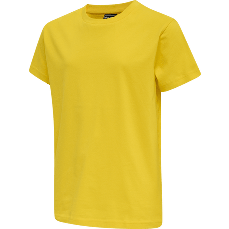 Hummel Youth Red Basic Short Sleeve T-Shirt Hummel