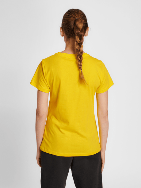 Hummel Women's Red Basic Short Sleeve T-Shirt Hummel