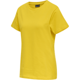 Hummel Women's Red Basic Short Sleeve T-Shirt Hummel