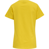 Hummel Women's Red Basic Short Sleeve T-Shirt Hummel