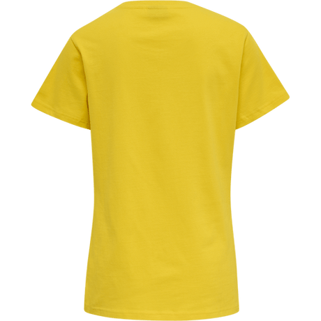 Hummel Women's Red Basic Short Sleeve T-Shirt Hummel