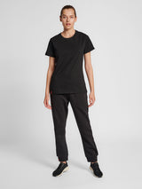 Hummel Women's Red Basic Short Sleeve T-Shirt Hummel