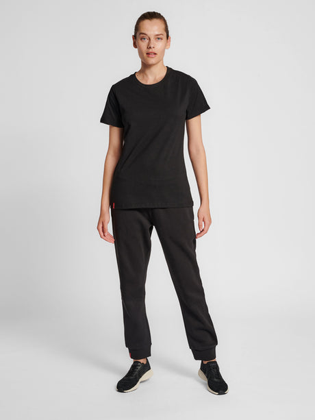 Hummel Women's Red Basic Short Sleeve T-Shirt Hummel
