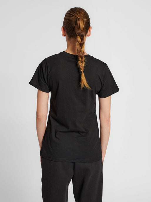 Hummel Women's Red Basic Short Sleeve T-Shirt Hummel