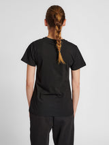 Hummel Women's Red Basic Short Sleeve T-Shirt Hummel