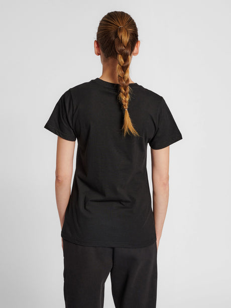 Hummel Women's Red Basic Short Sleeve T-Shirt Hummel
