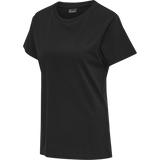 Hummel Women's Red Basic Short Sleeve T-Shirt Hummel