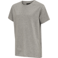 Hummel Youth Red Basic Short Sleeve T-Shirt Hummel