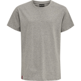 Hummel Youth Red Basic Short Sleeve T-Shirt Hummel