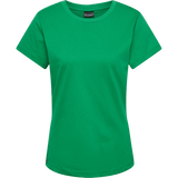 Hummel Women's Red Basic Short Sleeve T-Shirt Hummel